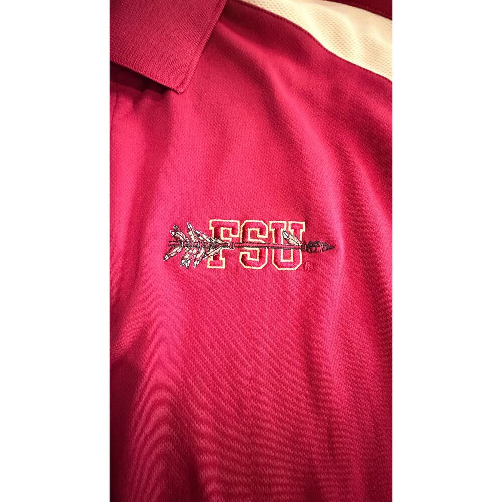 VTG FSU College Classics Stitched Campus Polo Shirt Men's 2XL - Picture 3 of 5